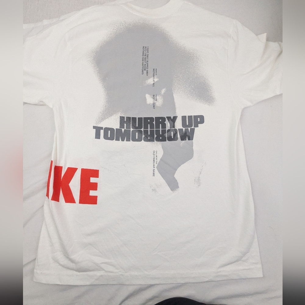 The Weeknd Hurry Up Tomorrow Insomnia White Concert Merch Tee Shirt Size Large